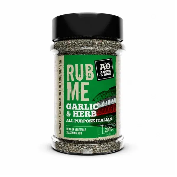 Angus & Oink Rub Me Garlic & Herb kruidenrub 200 g
